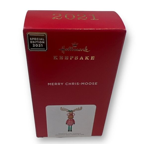 Hallmark Keepsake Merry Chris-Moose Ornament - Picture 2 of 7
